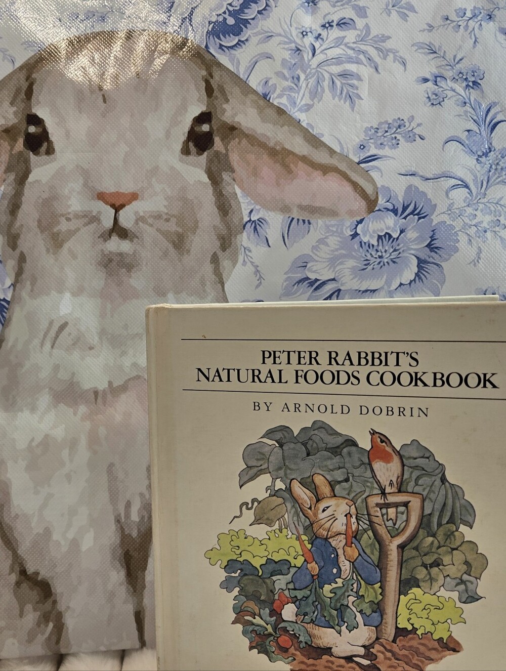 Peter Rabbit's Natural Foods Cookbook - White Illustrated Cover